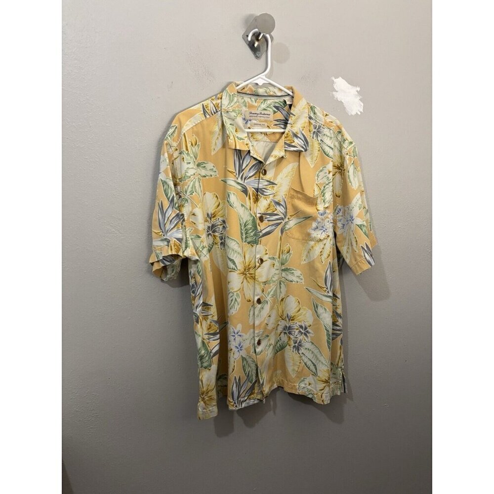 tommy bahama heritage tortola silk Tropical Shirt Men XXL